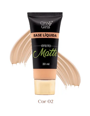 Base Líquida Matte Cor 01 a 06 City Girls