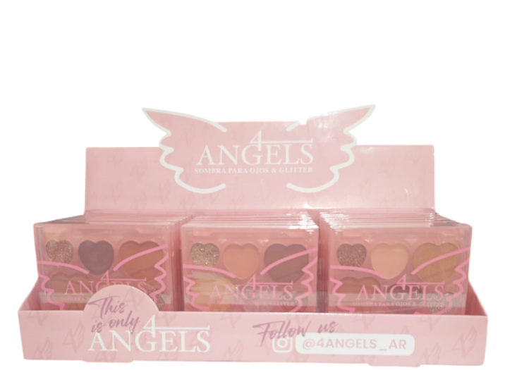 Paleta de sombra C/ 2 Tonalidades Com 1 Ao 4 - 4 Angels