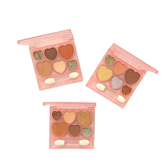 Paleta de Sombras e Glitter 4 Angels – Tons 01, 02 e 04