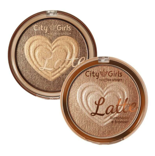 Iluminador e Bronzer City Girl