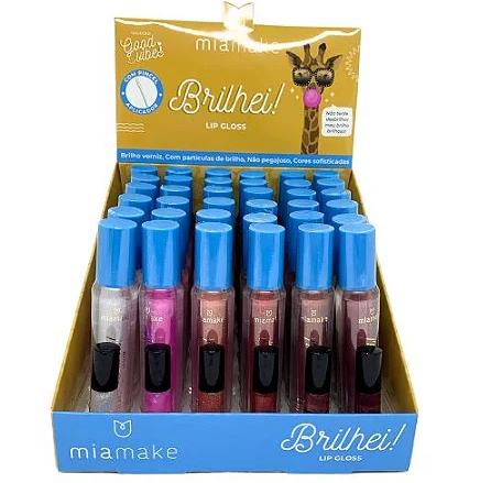 Lip Gloss Brilhei! Good Vibes Mia Make