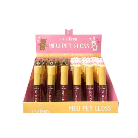 Lip Gloss Meu Pet Gloss Teen - Mia Make