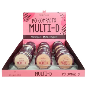 Pó Compacto Multi-D Cores Médias Mia Make