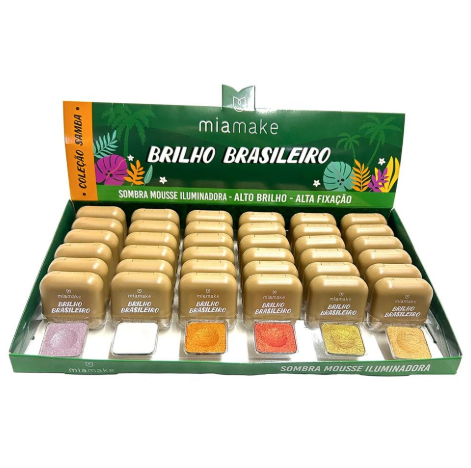 Sombra Brilho Brasileiro Samba Mia Make