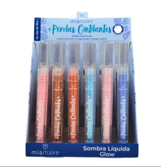 Sombra Líquida Pérolas Cintilantes Eu Vim do Mar Mia Make