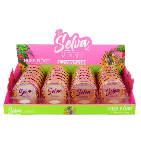 Iluminador Compacto Selva Neon - Miss Rose