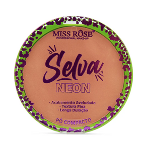 Pó Compacto Selva Neon  - Miss Rose