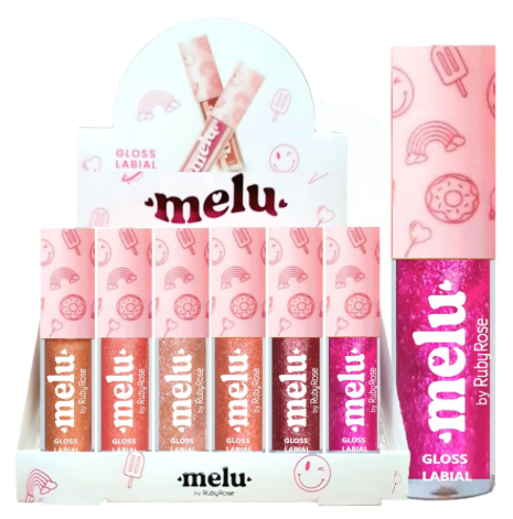 Lip Gloss Melu Brilhante - Ruby Rose