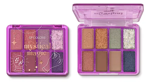 Paleta De Sombras Mystical Magic Com 8 Cores - Sp Colors