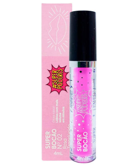 Gloss Labial Super Bocão - Super Poderes