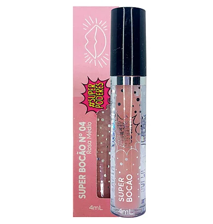 Gloss Labial Super Bocão - Super Poderes