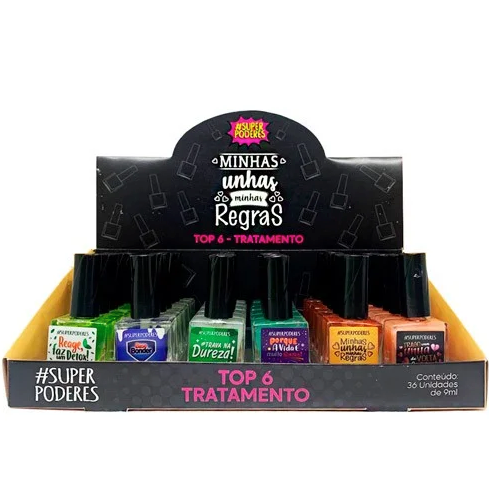 Esmalte para Tratamento Minhas Unhas Minhas Regras Super Poderes