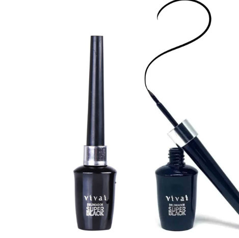 Delineador Liquido Super Black - Vivai