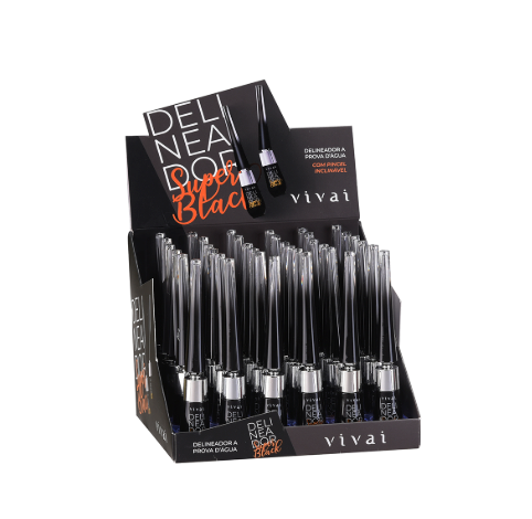 Delineador Liquido Super Black - Vivai