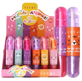 Duo Lip Gloss Mundo Animal