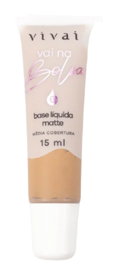 Base Líquida Matte Média Cobertura Vai Na Bolsa Vivai