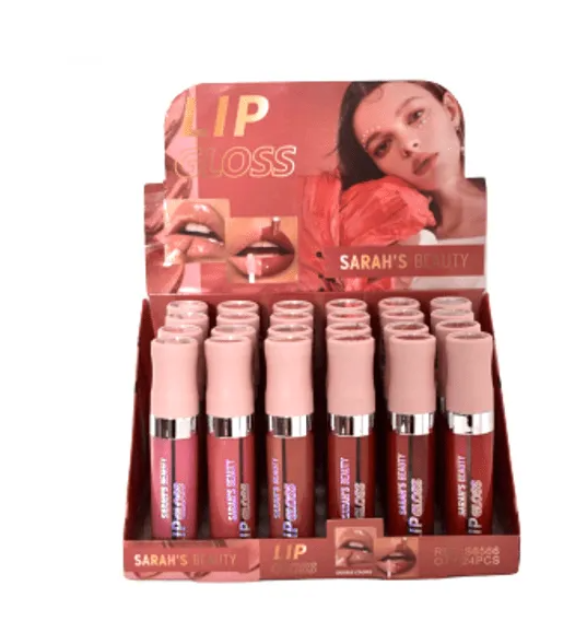 Lip Gloss e Batom Liquido 2 Em 1 ( 06 Cores ) - Sarah's Beauty