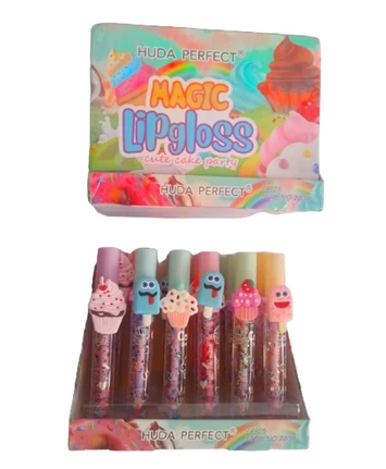 Magic Lip Gloss Brilho Mágico e Divertido HudaPerfect