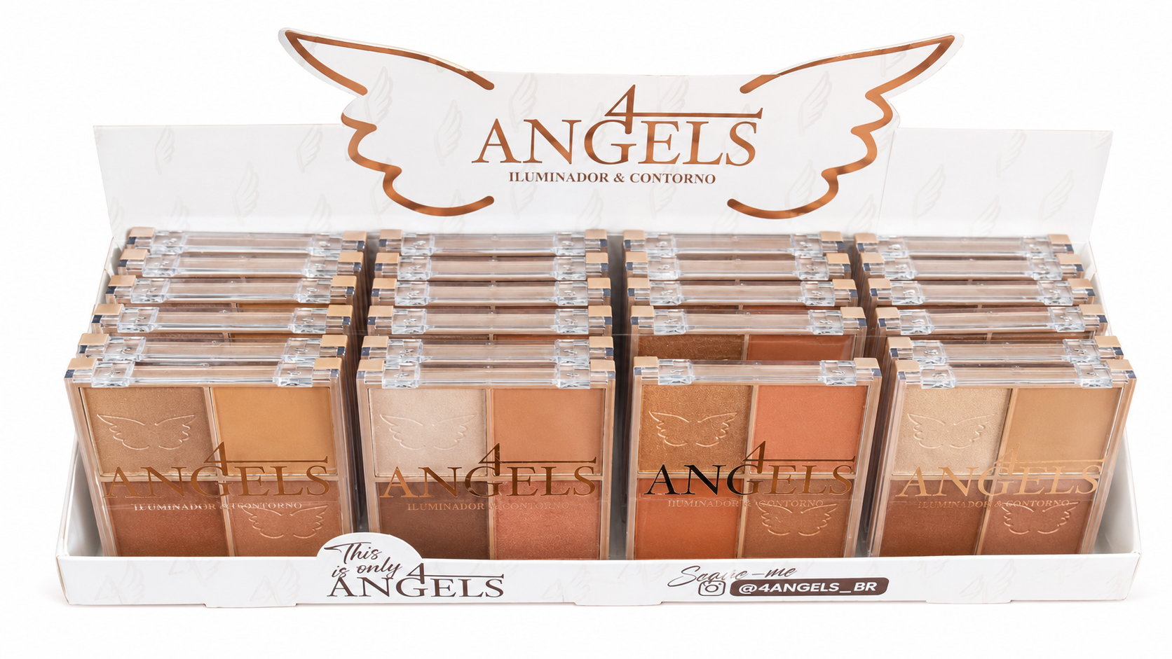 Paleta 4 Angels Iluminador &amp; Contorno