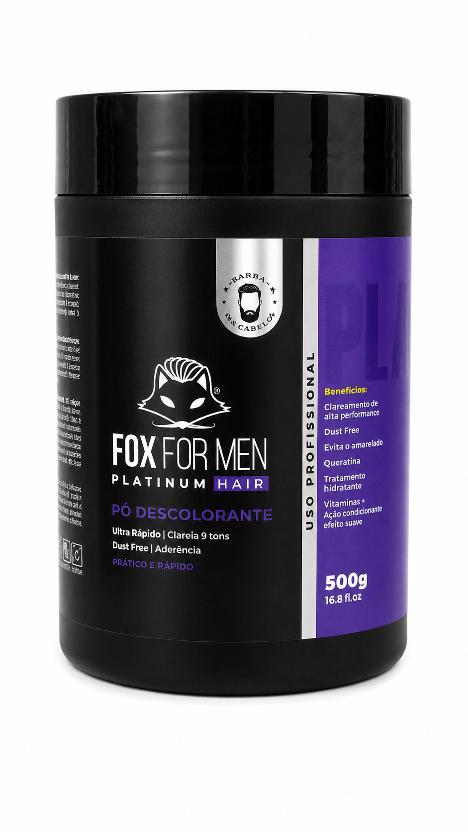 Pó Descolorante Fox For Men Platinum Hair 500g