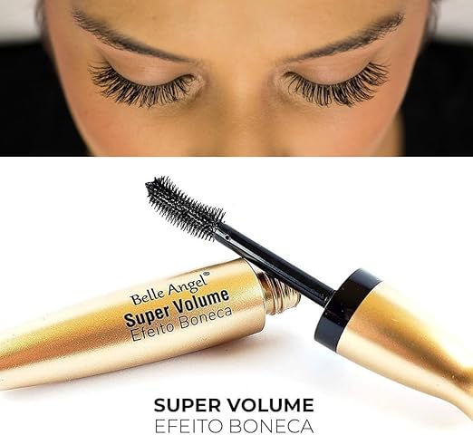 Rímel Máscara de cílios SUPER VOLUME EFEITO BONECA Belle Angel