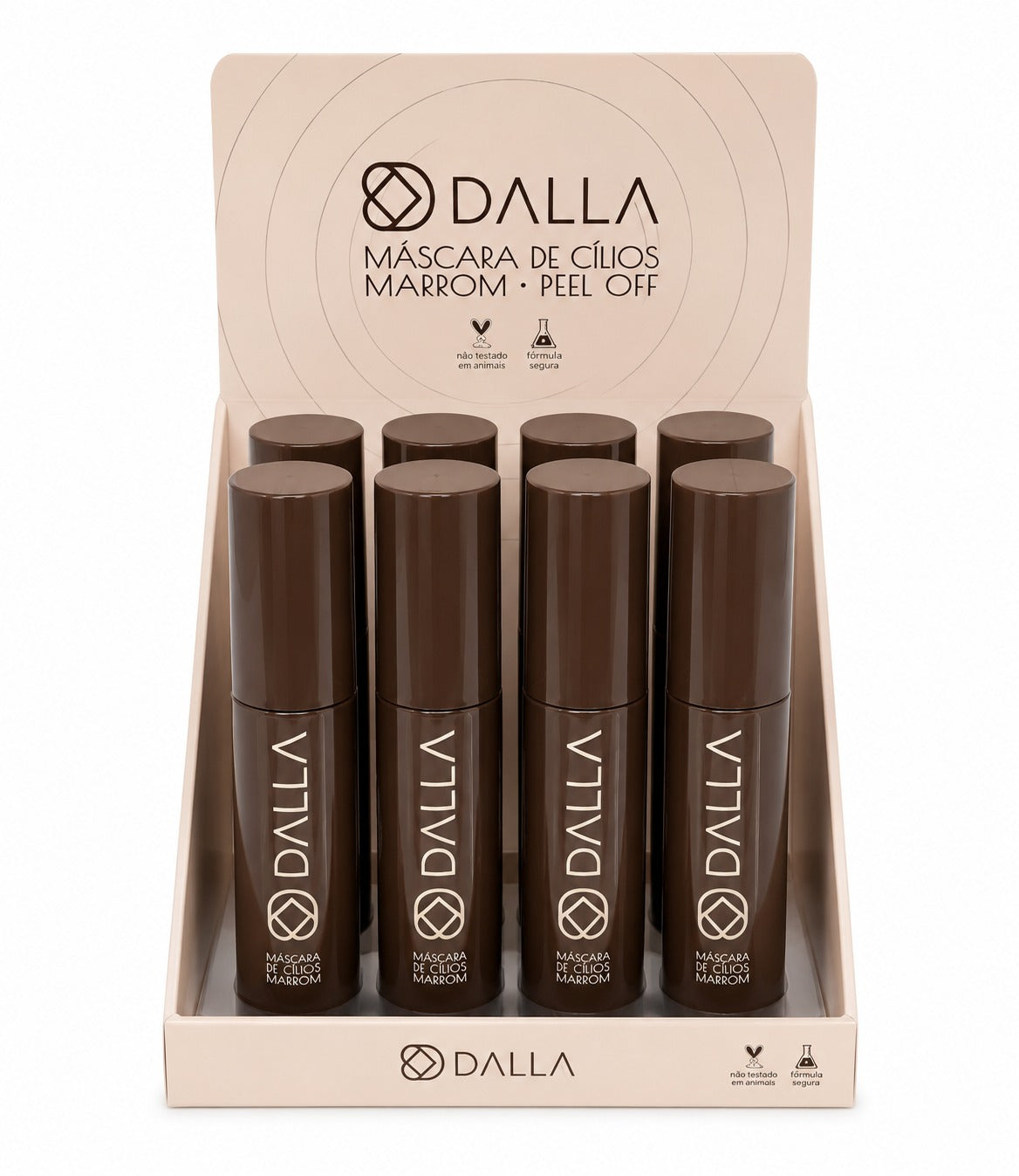 Máscara de Cílios Marrom Dalla Peel Off
