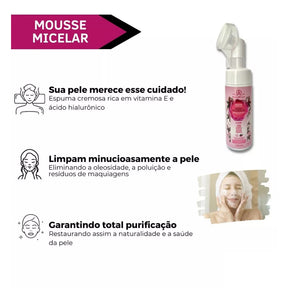 Mousse Micelar Rosa Mosqueta 150ml