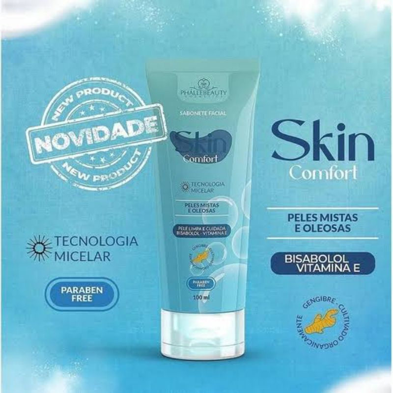 Sabonete de Limpeza Facial Skin Comfort Phallebeauty