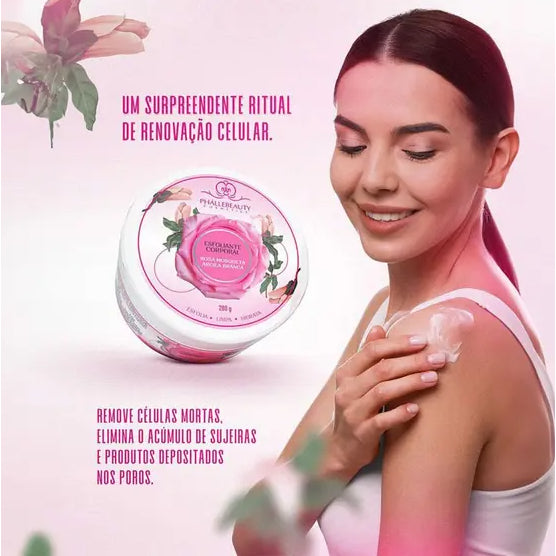 Rosa Mosqueta com Argila Branca Phallebeauty-280G