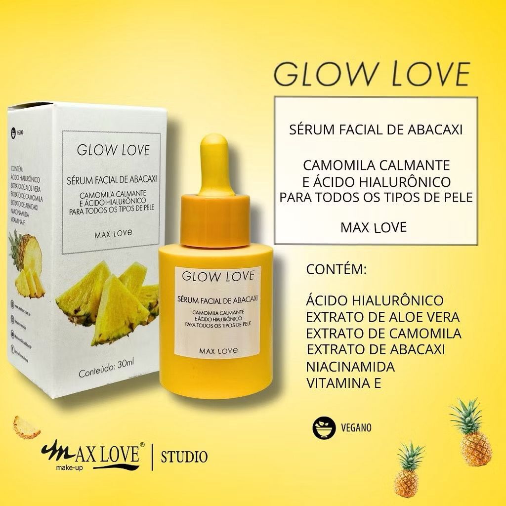 Séruns Faciais Glow Love Max Love