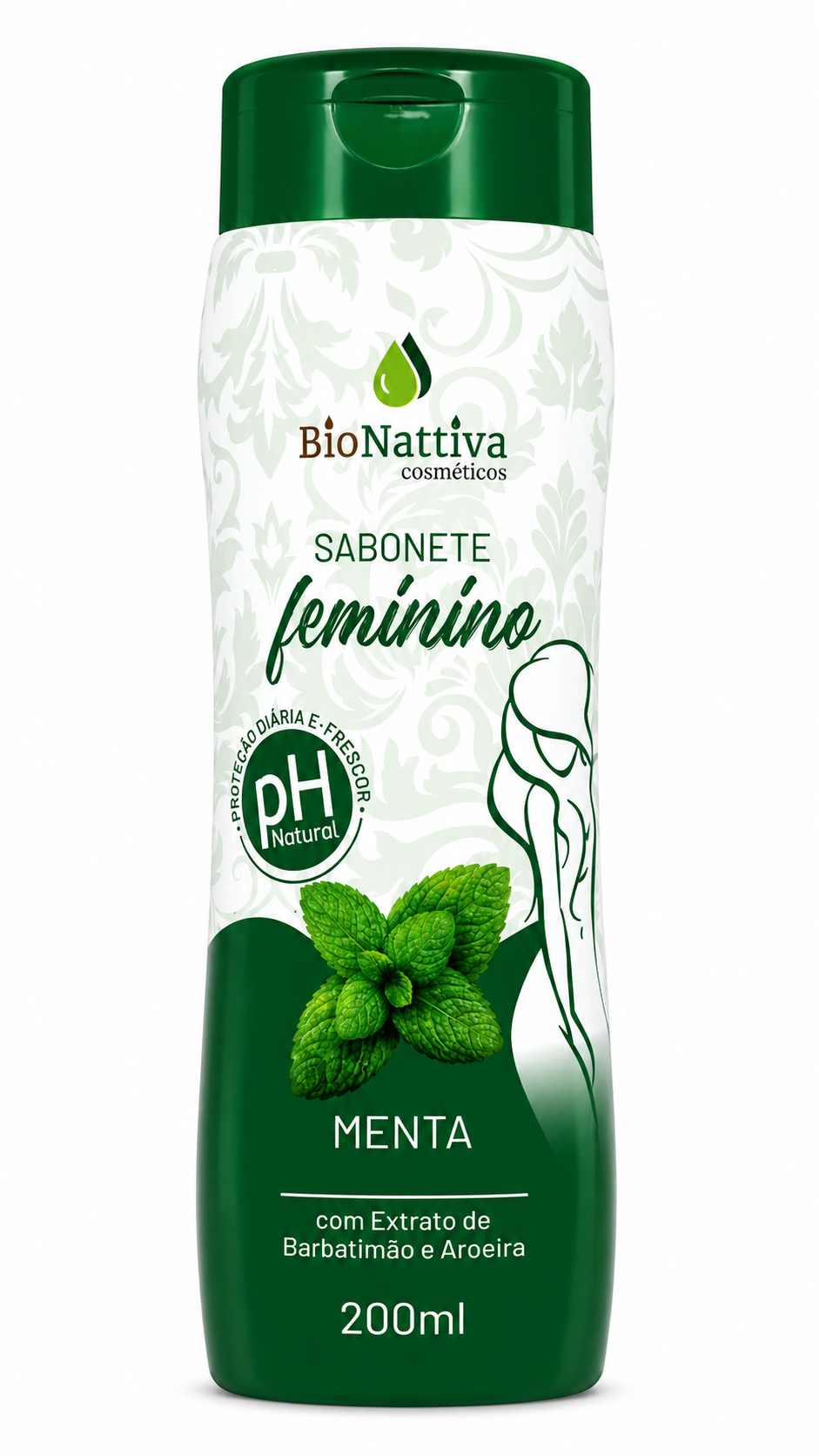 Sabonete Íntimo Feminino Menta 200ml