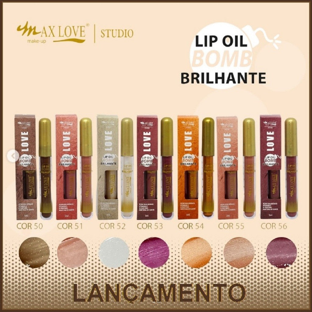 Lip Oil Bomb Brilhante Max Love