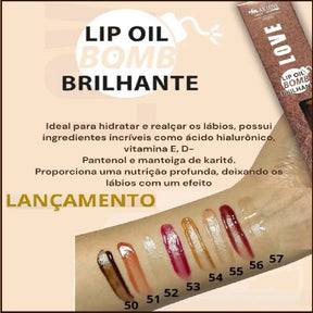 Lip Oil Bomb Brilhante Max Love