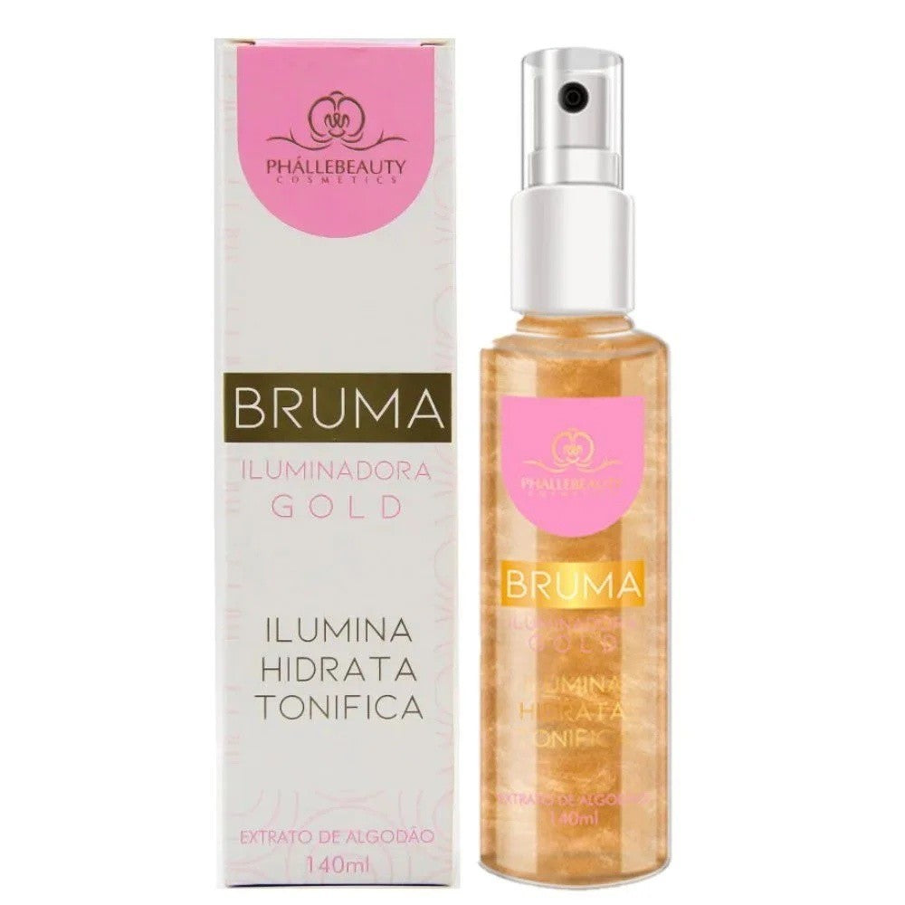 Bruma Iluminadora GOLD  140ml - Phállebeauty