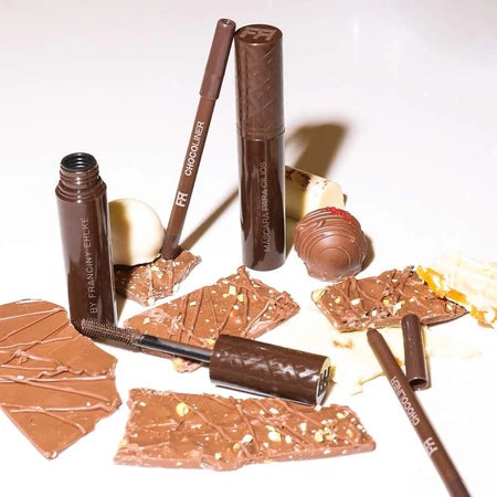 Kit Fran Chocoeyes Máscara Cilios Marrom E Lápis Multifuncional - Franciny Ehlke - Fran Ehlke