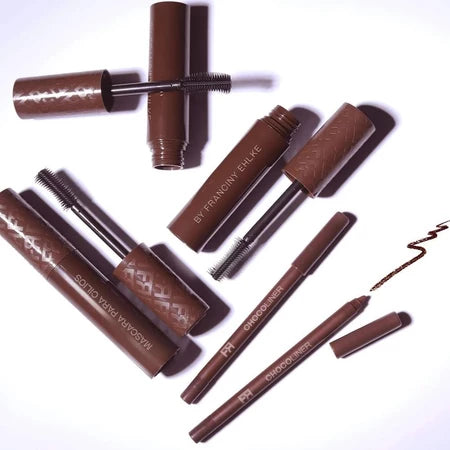 Kit Fran Chocoeyes Máscara Cilios Marrom E Lápis Multifuncional - Franciny Ehlke - Fran Ehlke